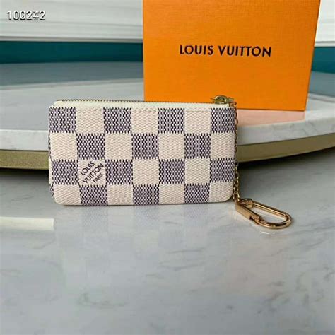 louis vuitton damier azur key pouch replica|louis vuitton key pouch wallet.